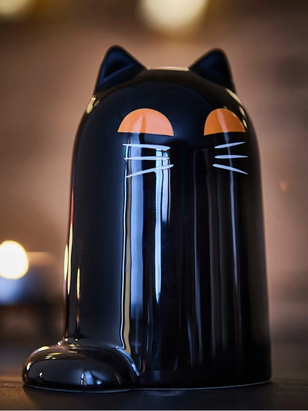Halloween Cat, Ghost & Bat Set - Black and White
